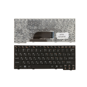 Клавиатура для ноутбука Lenovo IdeaPad S10-2 Series. Черная. Русифицированная. Гарантия: 3 мес. 42T4224  42T4259  8C9092  V100620BK1  25-008466  MP-08F53US-686  S11-US  25-008441  MP-08F53SU-686 TOP-69750