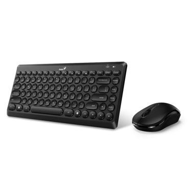 Комплект беспроводной Genius LuxeMate Q8000 (клавиатура + мышь), Black (31340013402)