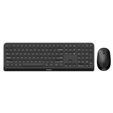 Комплект клавиатура + мышь Philips SPT6307B беспроводной, черный