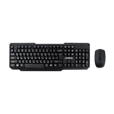 Комплект клавиатура + мышь Гарнизон GKS-115 беспроводной  USB  чёрный