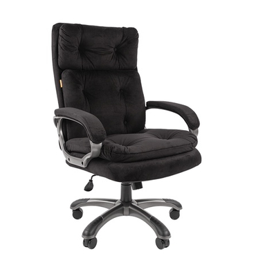 Кресло для руководителя Chairman 442 ткань R 015 черный N