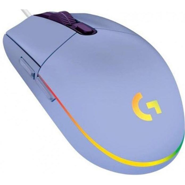 Мышь Logitech G102 игровая, 8000dpi, подсветка, USB, сиреневый 