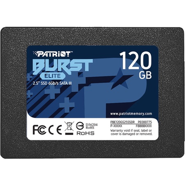 Накопитель SSD Patriot Burst Elite 120 GB SATA-III TLC (PBE120GS25SSDR)