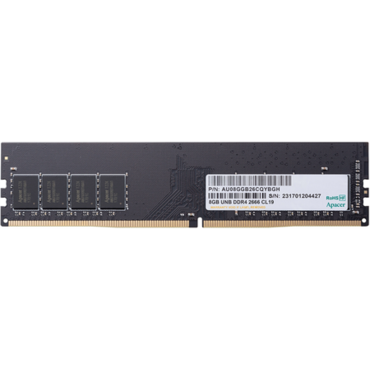 Память DIMM DDR4 8GB PC4-21300 (2666MHz) Apacer AU08GGB26CQYBGH/EL.08G2V.GNH CL19 1.2V