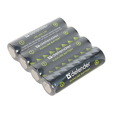 Батарейка Defender AA LR6-4F (4шт) пленка — основная фотография