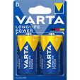 Батарейка Varta LONGLIFE POWER (HIGH ENERGY) LR20 D BL2 Alkaline 1.5V (4920) (2/20/100) (2 шт.) — основная фотография