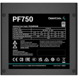 Блок питания Deepcool ATX 750W PF750 80 PLUS WHITE 24+2x(4+4) pin APFC 120mm fan 6xSATA RTL — основная фотография