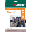 Бумага A4 Lomond Матовая  односторонняя  90 гр/м2   100л. (0102001) — основная фотография