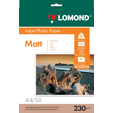 Бумага A4 Lomond Матовая  односторонняя 230 гр/м2  50л. (0102016) — основная фотография