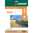 Бумага A4 Lomond Матовая/Матовая двухсторонняя 100 гр/м2   25л. (0102038) для печати водорастворимы — основная фотография