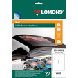 Бумага A4 Lomond Самоклеящаяся  1 этикетка (210*297) 90 г/м2 25л/п матовая белая для струйной печат — основная фотография
