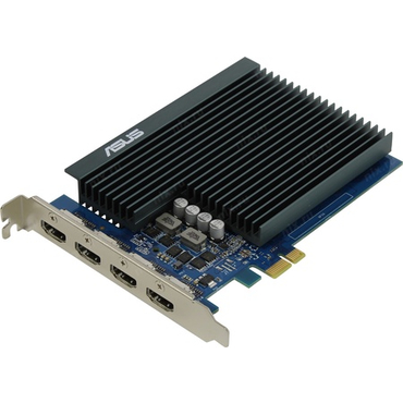 Видеокарта 2Gb PCI-E ASUS GT730-4H-SL-2GD5 GT730 GDDR5 (64bit) 4хHDMI (RTL)
