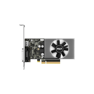 Видеокарта 2Gb PCI-Exp Palit GeForce GT1030 DDR4 (64bit)  DVI/HDMI (RTL) NEC103000646-1082F