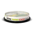 Диск CD-R Printable Mirex 700MB, 48x, КОМПЛЕКТ  10шт, Cake Box (UL120038A8L) — основная фотография