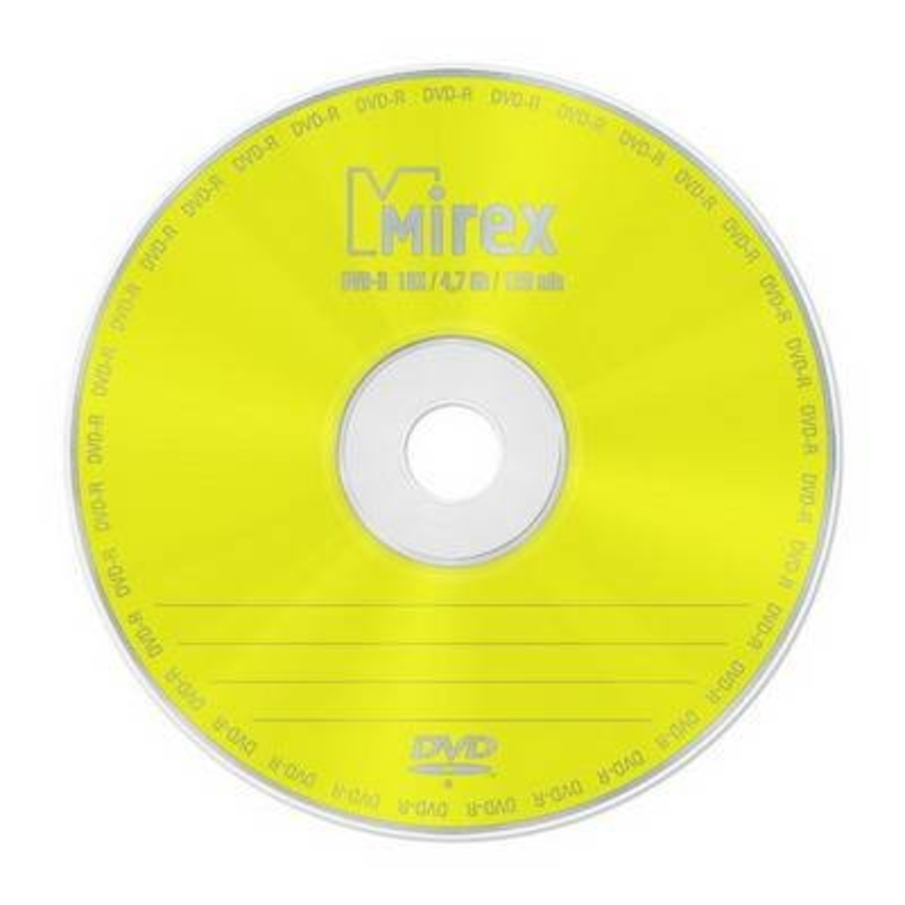 Диск DVD-R Mirex 4,7GB, 16x, 1шт, SLIM-футляр