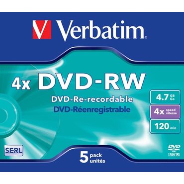 Диск DVD-RW Verbatim 