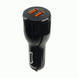 Зарядное устройство автомобильное Continent черный 3A/2*USB QA36-283BK /OEM — основная фотография