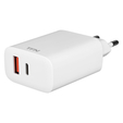 Зарядное устройство сетевое TFN TFN-WC10, USB/USB-C, PD, 20W, без кабеля,цвет :белый — основная фотография