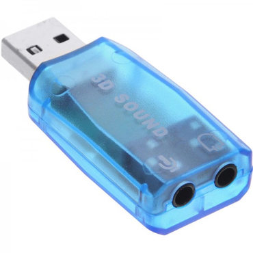 Звуковая карта USB 2.0 to 3D AUDIO SOUND CARD ADAPTER VIRTUAL