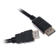 Кабель DisplayPort-HDMI Cablexpert CC-DP-HDMI-6, 1,8м, 20M/19M, черный, экран, пакет — основная фотография