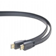 Кабель HDMI-HDMI , зол.конт., экран., черный, плоский 3м (v1.4) CC-HDMI4F-10 Gembird — основная фотография