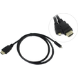 Кабель HDMI-microHDMI 1м, v2, 19M/19M,  3D/Ethernet Telecom TCG206-1M — основная фотография