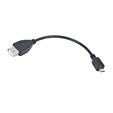 Кабель microUSB OTG - USB  /Cablexpert A-OTG-AFBM-001 AF/MicroBM  0.15м  — основная фотография