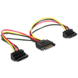 Кабель SATA  15см, 15pin (M)/2x15pin(F) на 2 SATA устр, угл. разъем CC-SATAM2F-02 Cablexpert — основная фотография