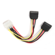 Кабель SATA (переходник molex-2*SATA) на 2 устройства 15см Gembird CC-SATA-PSY — основная фотография