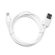 Кабель USB 2.0 A - micro USB 5pin (m-m), 1,8м, Pro CC-mUSB2-AMBM-6W белый, пакет Cablexpert — основная фотография