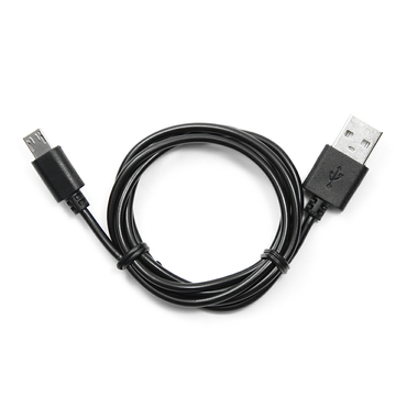 Кабель USB 2.0 A - micro USB 5pin (m-m), 1м, Pro CC-mUSB2-AMBM-1M черный, пакет Cablexpert