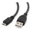 Кабель USB 2.0 A plug - micro USB 5pin plug, черный,  (0,5 м)  профес. CCP-mUSB2-AMBM-0.5M Gembird — основная фотография