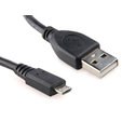 Кабель USB 2.0 A plug - micro USB 5pin plug, черный,  (1м)  профес. CCP-mUSB2-AMBM-1M Cablexpert — основная фотография