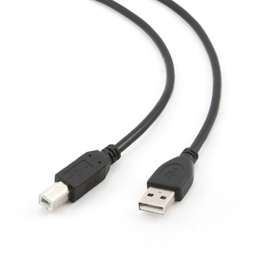 Кабель USB 2.0 AB (3 М), профессиональный, CCP-USB2-AMBM-10, черный