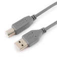 Кабель USB 2.0 AB (m-m) 1,8м профессиональный, CCP-USB2-AMBM-6, черный Gembird — основная фотография