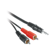Кабель аудио 3.5 мм jack (m) -> 2 RCA (m) 1,5м Cablexpert (CCA-458-1.5M/CCA-458) — основная фотография
