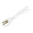 Кабель аудио 3.5 мм jack (m) -> 3.5 мм jack (m) 1m   белый Gembird CCA-3.5MM-1W — основная фотография