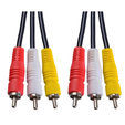 Кабель аудио 3xRCA, 2m, черный, Perfeo R3101 — основная фотография