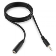 Кабель аудио удлинительный 3.5 mm (m) jack - 3.5 mm (f) jack 2m Perfeo J2201 — основная фотография