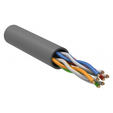 Кабель информационный ITK Generica BC1-C504-111-305-G кат.5 U/UTP не экранированный 4X2X24AWG PVC внутренний 305м серый — основная фотография