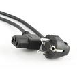 Кабель сетевой EURO (1,8м) VDE, Cablexpert PC-186A-VDE, EURO, VDE, черный, угловой разъем, с заземлением, пакет — основная фотография