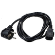 Кабель сетевой EURO (3м) PC-186-VDE-3M, VDE, черный, с заземлением — основная фотография