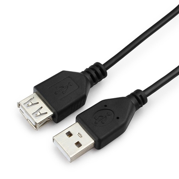 Кабель удлинительный USB 2.0 AM/AF  1 м Гарнизон GCC-USB2-AMAF-1M