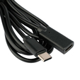 Кабель удлинительный USB 2.0 Type-C(M)/Type-C(F), 2м, медь, черный пакет Pro Cablexpert, CCP-USB2-CMCF-2M — основная фотография