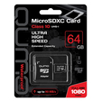 Карта памяти microSDXC [класс 10/UHS-I]  64 GB Qumo+ SD адаптер (QM64GMICSDXC10U1) — основная фотография