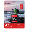 Карта памяти SDHC [класс 10] 64 GB Netac P600 (80MB/s) (NT02P600STN-064G-R) — основная фотография