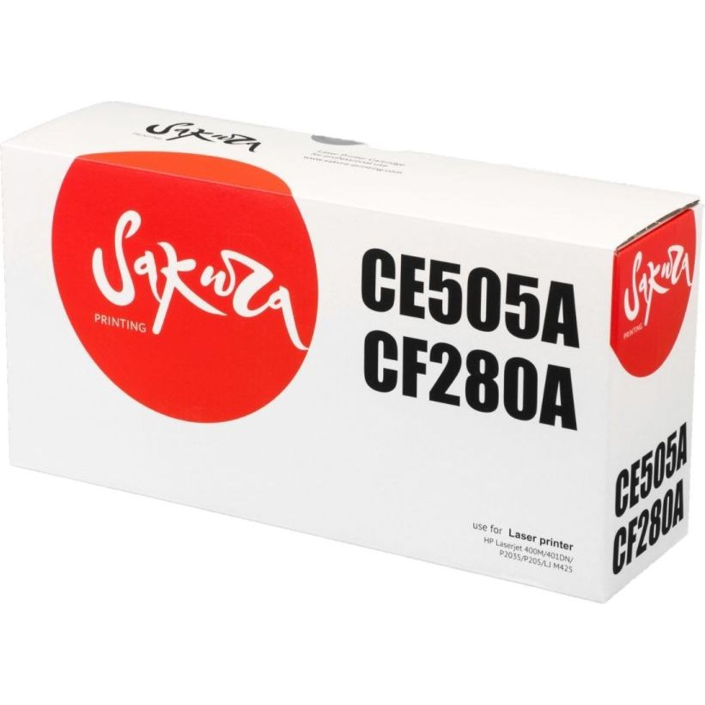 Картридж Sakura SACE505A/CF280A для HP LJ 400M/401DN/P2035/2055/M425 {1/12}