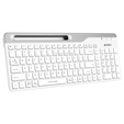 Клавиатура A4Tech Fstyler FBK25 белый беспроводная BT/Radio slim Multimedia — основная фотография