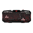 Клавиатура Defender Doom Keeper GK-100DL игровая  влагоустойчивая  подсветка  USB  чёрный — основная фотография