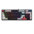 Клавиатура Defender Hawk GK-418 игровая, механическая, подсветка, USB, корич. св., чёрно-белый (45419) — основная фотография